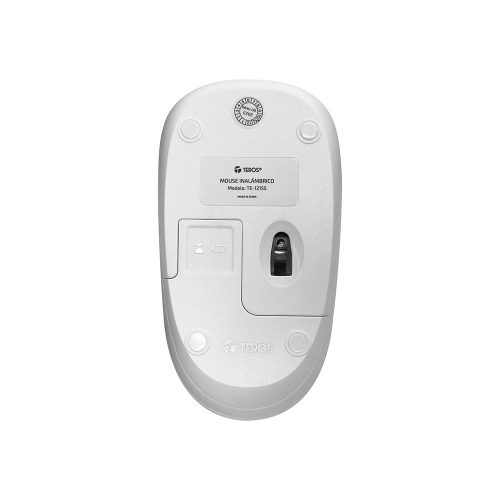 Mouse óptico inalámbrico TEROS TE-1215S, 1000 DPI, receptor USB, 3 botones