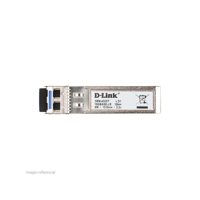 Transceptor D-Link DEM-432XT SFP+ 10G con alcance de 10 km para conexiones rápidas y seguras