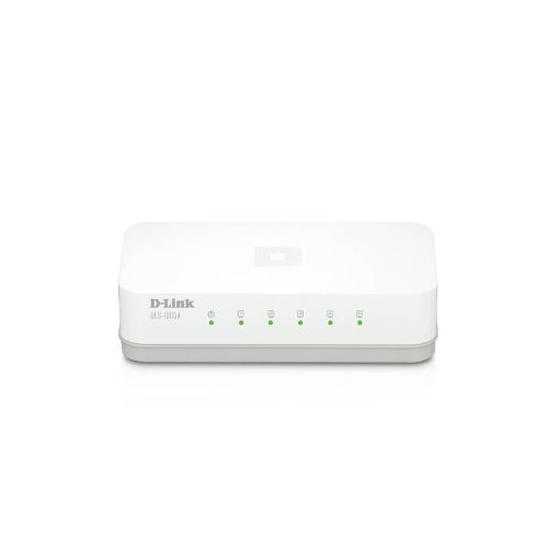 Switch D-Link DES-1005A, 5 RJ-45 10/100 Mbps, Auto MDI/MDI-X, Presentación en caja.