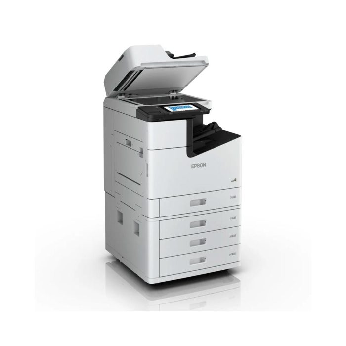 Impresora multifuncional Epson Workforce WF-M21000, tinta monocromática, alta velocidad y gran volumen.