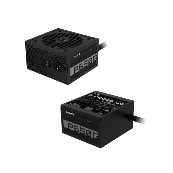 Fuente de alimentación Gigabyte P650G (US), 650W, 80 PLUS Gold Certified, Formato ATX.