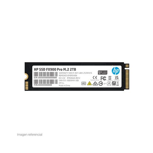 Unidad en estado solido HP FX900 Pro M.2 2280 2TB PCIe Gen4 x4 NVMe 1.4