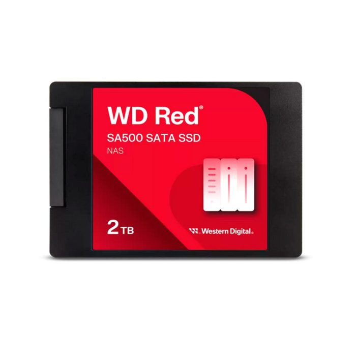 Unidad en estado solido Western Digital Red SA500 NAS, 2TB, SATA, 2.5", 7mm.