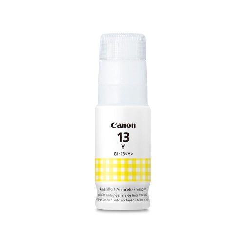 Botella de tinta Canon GI-13 / Color Amarillo / 70ml