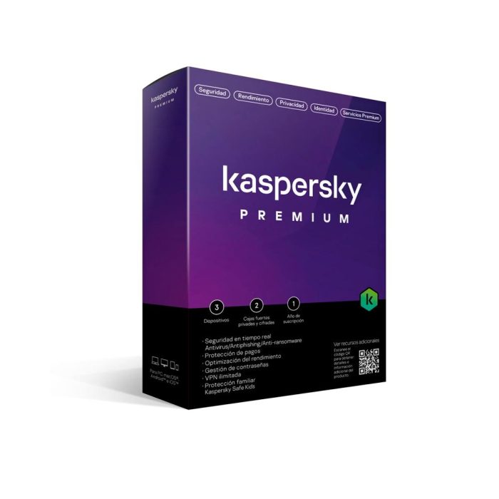 Kaspersky Premium Edition, para unos 3 dispositivos, Licencia de 1 año