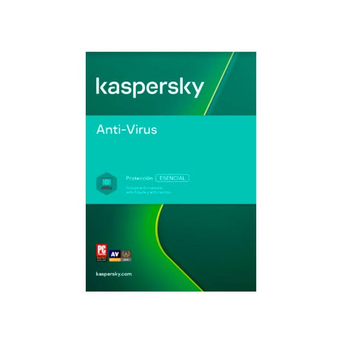 Software Kaspersky Anti-virus, para 3 PCs, Licencia 2 años, Producto Virtual.