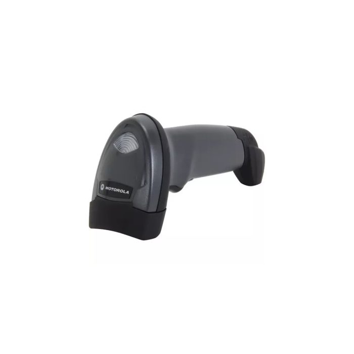 Lector de códigos de barras Zebra LI2208, cableado 1D con soporte y cable USB, rango estándar