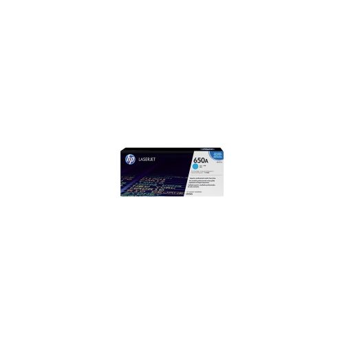 Cartucho de tóner HP 650A Láser - Azul ciánico - Original - 1 - Láser - 1 Paquete(s)