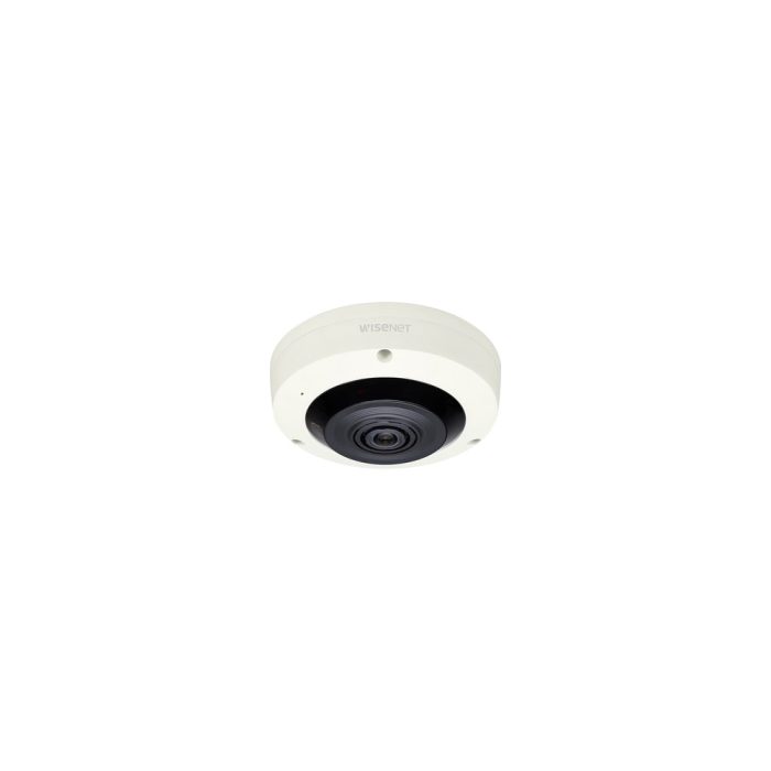 Cámara de red Wisenet XNF-8010R 6Megapíxel Interior HD - Ojo de Pez (Wide Angle) - Marfil - 15m - H.265, H.264, MJPEG - 2048 x 2048 Fijo Lentes - 30fps - CMOS - Montaje colgante, Soporte de Pared, Cuello de cisne, Montaje colgante, Montura para parapeto, Montable en poste, Montaje en esquina, Montaje empotrado, Fijacion en techo