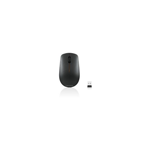Lenovo 400 Mouse - USB Tipo A - Óptico - 3 Botón(es) - Negro - Inalámbrico - 2.40GHz - 1200 dpi - Rueda de desplazamiento - Simétrico