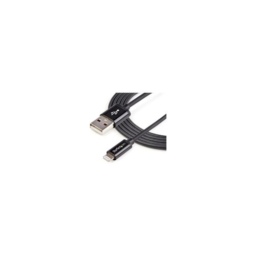 Cable 2m Lightning 8 Pin a USB A 2.0 para Apple iPod iPhone iPad - Negro