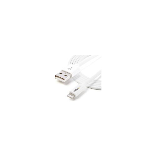 Cable de 2m Lightning de 8 Pin a USB A 2.0 para Apple iPod iPhone iPad - Blanco