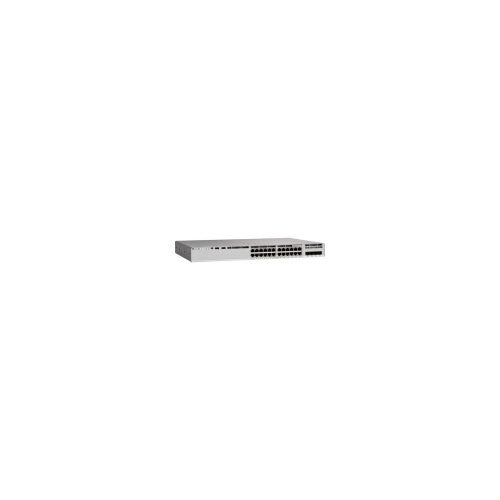 Cisco Catalyst 9200 C9200L-24P-4G 24 Puertos Gestionable Conmutador Ethernet - 2 Capa compatible - Modular - 4 Ranuras SFP - Par trenzado, Fibra Óptica