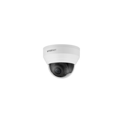 Cámara de red Wisenet QND-8010R 5Megapíxel - Color - Cúpula - Blanco - 20m Infrarrojos Visión Nocturna - H.265, H.264, MJPEG - 2592 x 1944 - 2.80mm Fijo Lentes - 30fps - CMOS - Montaje colgante, Montura en Caja Eléctrica, Montaje en esquina, Soporte de Pared, Montaje colgante, Montura para parapeto, Caja de montaje