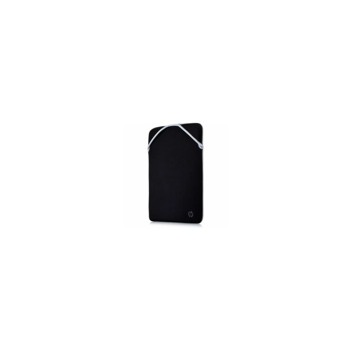 Estuche de transporte HP (Funda) para 35.6cm (14") a 35.8cm (14.1") Portátil - Plata, Negro - Resistencia a Golpes, Resistente a las Raspaduras, Resistencia a arañazos - Neopreno, Plástico Body - Neopreno Exterior Material - 10mm Altura x 370mm Ancho x 270mm Profundidad