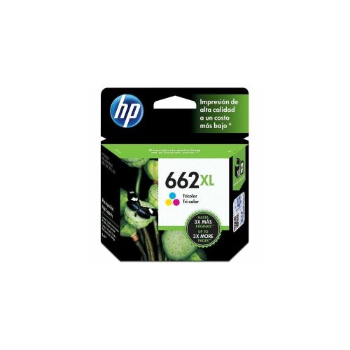 Cartucho de tinta HP 662XL Inyección de tinta - Tricolor - Original