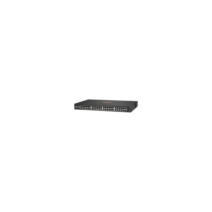 HPE CX 6000 48 Puertos Gestionable Conmutador Ethernet - Gigabit Ethernet - 10/100/1000Base-T, 1000Base-X - 3 Capa compatible - Modular - 4 Ranuras SFP - 44.20W Power Consumption - Fibra Óptica, Par trenzado - 1U - Montable en bastidor, Montaje en armario, Montaje en superficie, Montaje en pared