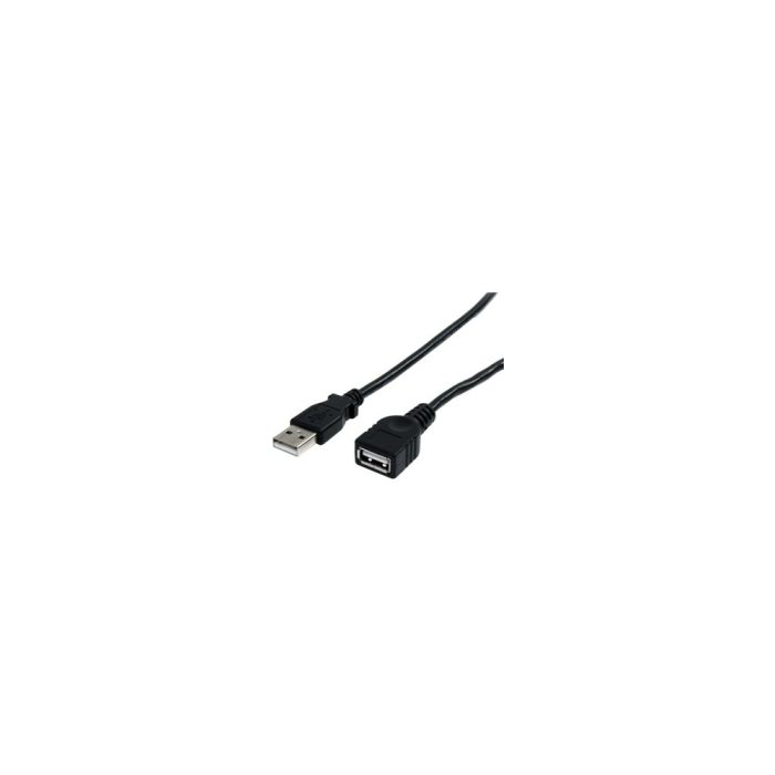 StarTech.com 3.05m USB Cable de transferencia de datos - 1 Solamente - Cable for Dispositivo periférico, Impresora - 480Mbit/s - Cable de extensión - Apantallado - Níquel Conector chapado - 24/28 AWG - Negro