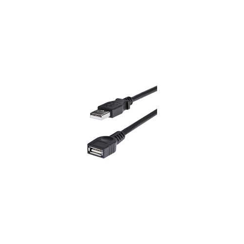 StarTech.com 1.83m USB Cable de transferencia de datos - 1 Solamente - Cable for Dispositivo periférico, PC, MAC, Impresora - 480Mbit/s - Cable de extensión - Apantallado - Níquel Conector chapado - 24/28 AWG - Negro