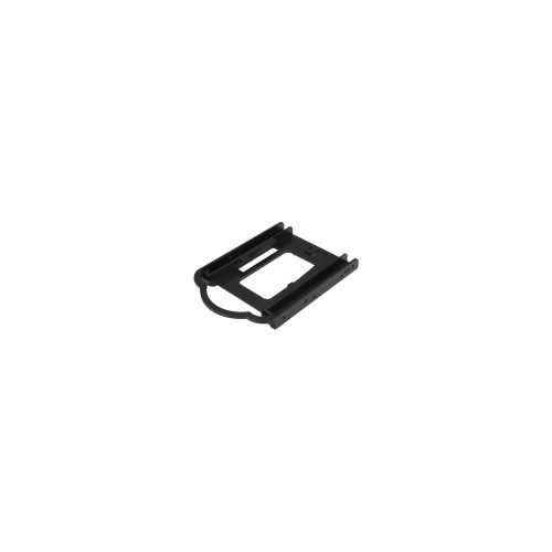 StarTech.com Adaptador para Receptáculo de Unidad para 3.5" SATA/600, SCSI (SAS) Incluido de Serie, U.2 Interno - Negro - 1 x HDD admitido - 1 x SSD admitido - 1 x Bahía Total - 1 x Bahía 2,5" - Plástico