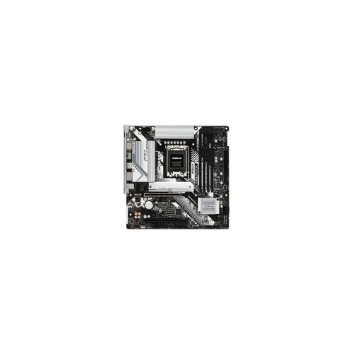 Placa base de escritorio para juegos ASRock B760M Pro RS/D4 - Intel B760 Conjunto de Circuitos Integrados - Socket LGA-1700 - Micro ATX - Núcleo, Core i5, Core i7, Core i9 Processor Supported - 128GB DDR4 SDRAM Maximum RAM - DIMM, UDIMM - 4 x Memory Slots - Gigabit Ethernet - 2.5Gigabit Ethernet - HDMI - DisplayPort - 4 sx Interfaces SATA