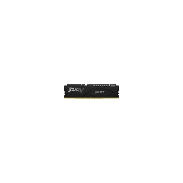 Módulo RAM Kingston FURY Beast para Placa Base - 32GB (1 x 32GB) - DDR5 5200/PC5-41600 DDR5 SDRAM - 5200MHz Doble fila Memoria - CL40 - 1.25V - Sin búfer - 288-clavijas - DIMM