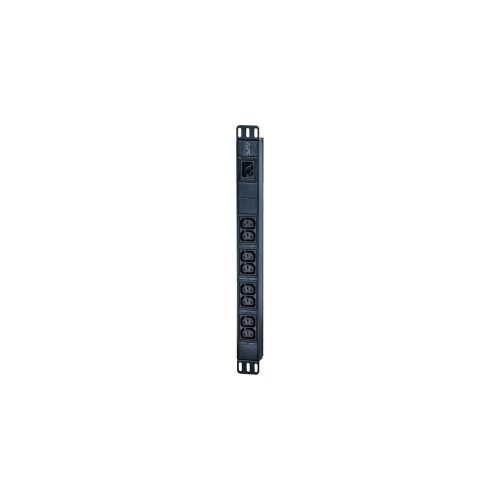 APC by Schneider Electric Easy Basic Rack EPDU1016B Unidad de distribución eléctrica - Basic - IEC 60320 C20 - 8 x IEC 60320 C13 - 16A - 230 V AC Entrada - 208 V AC, 230 V AC Salida - 1U - Horizontal/vertical/sin herramientas - Montable en bastidor