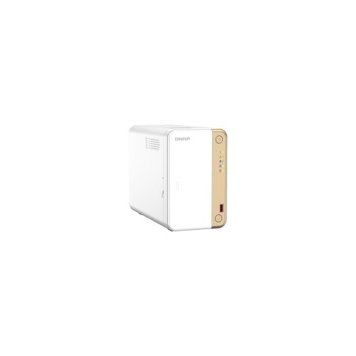 QNAP Turbo NAS TS-262-4G 2 x Total de compartimientos Sistema de almacenamiento SAN/NAS - 4GB Flash Memory Capacity - Intel Celeron N4505 Dual-core (2 núcleos) 2GHz - 4GB RAM - DDR4 SDRAM Torre - 0 x HDD Instalado - Serie ATA/600 Controlador - Compatibilidad con RAID - 0, 1, JBOD RAID Levels - 1 x RJ-45 - 2.5 Gigabit Ethernet - 2Año(s) Garantía