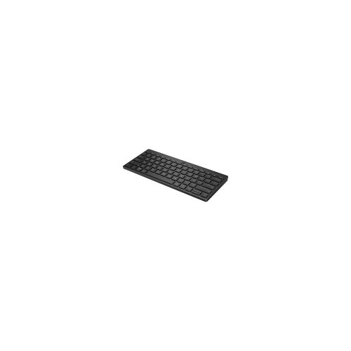 HP 350 Robusto Teclado - Inalámbrico Conectividad - Negro - Émbolo Llave de contacto - Bluetooth - 5.2 - 10m - Teléfono móvil, Tableta, Portátil, Computadora de escritorio - PC, Mac - AAA Tamaño de batería admitida