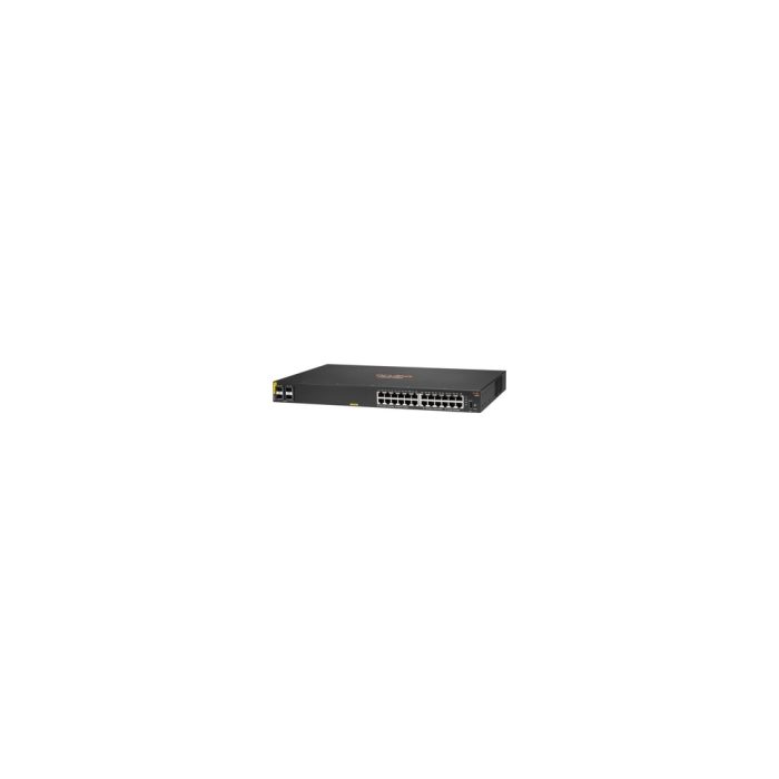 Conmutador Ethernet HPE CX 6000 de 24 puertos, gestionable y PoE, 1U, modular, alto rendimiento