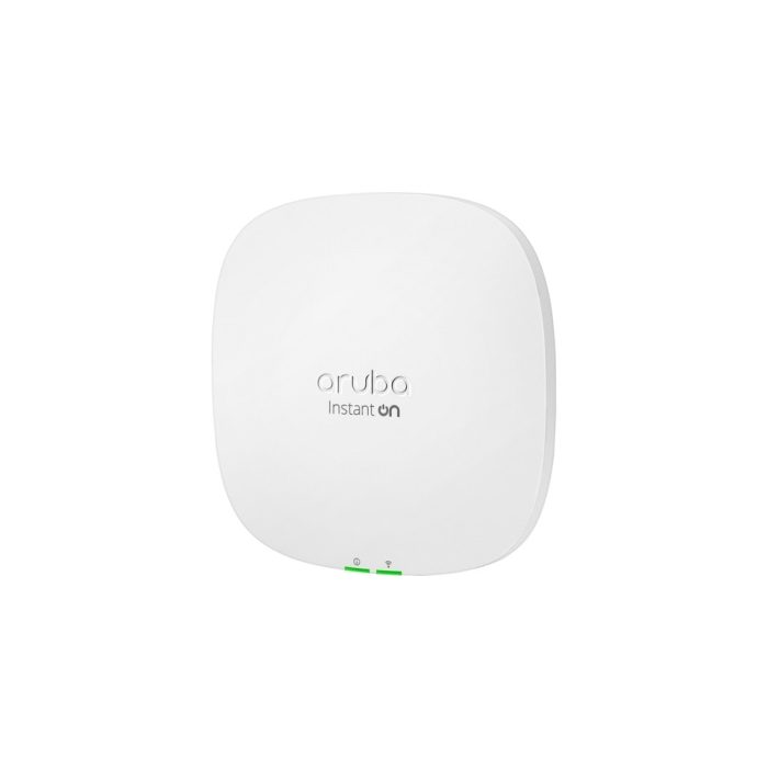 HPE Instant On AP25 Banda dual IEEE 802.11ax 5.30Gbit/s Punto de acceso inalámbrico - Interior - 2.40GHz, 5GHz - Tecnología MIMO - 1 x Red (RJ-45) - 2.5 Gigabit Ethernet - 15.90W - Montaje en pared, Montable en techo