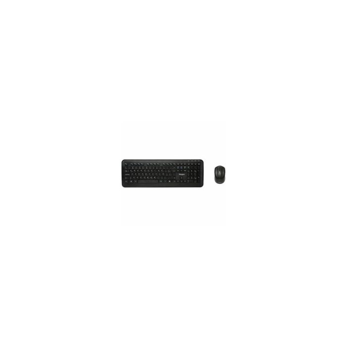 Teclado y ratón Targus AKM610ES - QWERTY - Español - USB Inalámbrico RF 2.40GHz Teclado - Keyboard/Keypad Color: Negro - USB Inalámbrico RF Mouse - Óptico - 1600 dpi - Rueda de desplazamiento - Pointing Device Color: Negro - AA - Compatible con PC, Mac