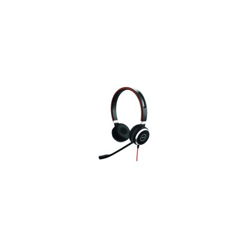 Auriculares Jabra EVOLVE 40 Cableado Sobre la cabeza Estéreo - Binaural - Supra-aural - Función de cancelación de ruido ambiente Micrófono - USB, Mini-phone (3.5mm)