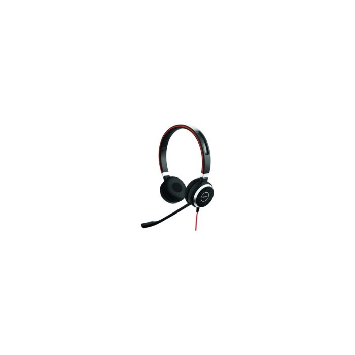 Auriculares Jabra EVOLVE 40 Cableado Sobre la cabeza Estéreo - Binaural - Supra-aural - Función de cancelación de ruido ambiente Micrófono - USB, Mini-phone (3.5mm)