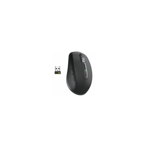 Logitech MX Anywhere 3S Mouse - Bluetooth - USB Tipo A - Darkfield - 6 Botón(es) - Grafito - Inalámbrico - 8000 dpi - Rueda de desplazamiento