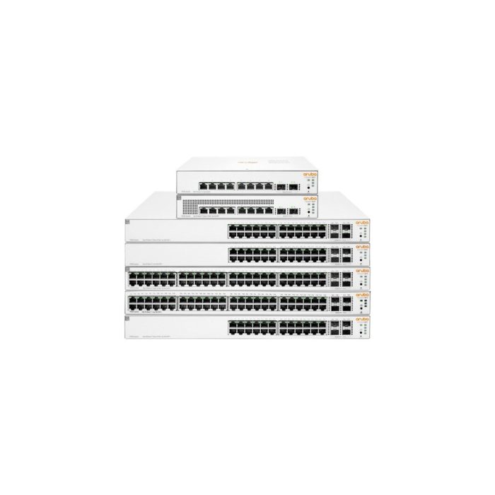HPE Instant On 1930 48 Puertos Gestionable Conmutador Ethernet - Gigabit Ethernet, Ethernet de 10 gigabits - 10/100/1000Base-T, 10GBase-X - 4 Capa compatible - Modular - 465.60W Power Consumption - 370W Rendimiento PoE - Fibra Óptica, Par trenzado - PoE Ports - 1U - Montable en bastidor, Montaje en pared, Superficie de mesa, Montaje en armario, Debajo de mesa - Toda la vida útil Garantía limitada