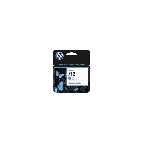 Cartucho de tinta HP 712 Inyección de tinta - Azul ciánico - Original - 1 Paquete