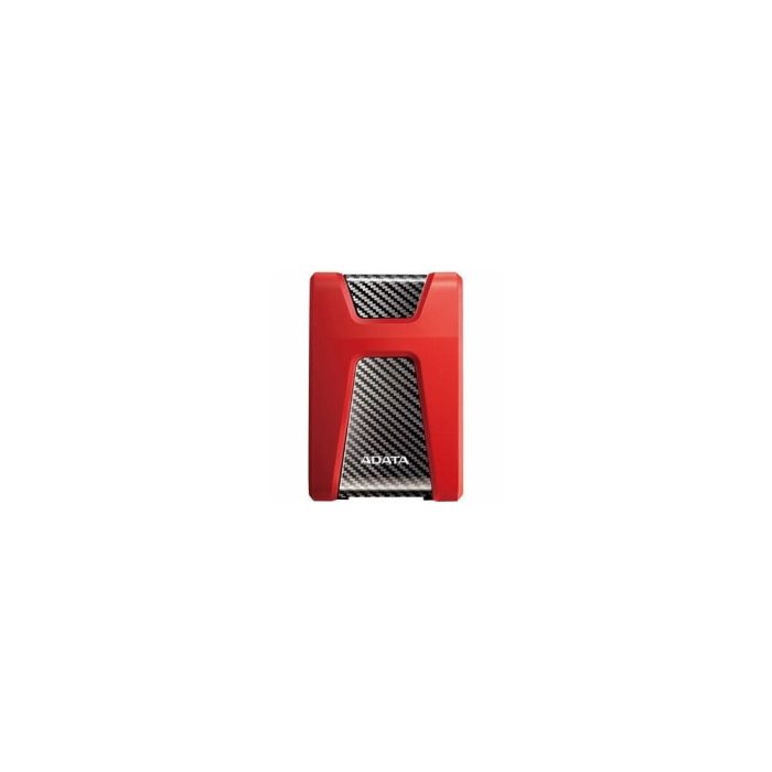 Disco Duro Pórtatil Adata DashDrive Durable HD650 AHD650-1TU31-CRD - 2.5" Externo - 1TB - Rojo - Consola de juegos Dispositivo compatible - USB 3.2 (Gen 1) - 256-bit AES Estándar de cifrado - 1 Paquete(s)