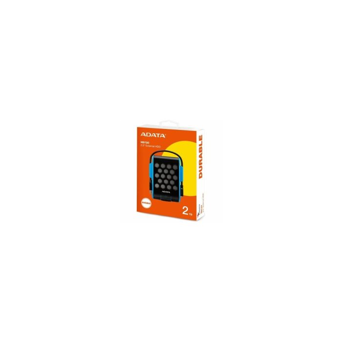 Disco Duro Pórtatil Adata HD720 AHD720-2TU31-CBL - 2.5" Externo - 2TB - Azul - Consola de juegos Dispositivo compatible - USB 3.2 (Gen 1)