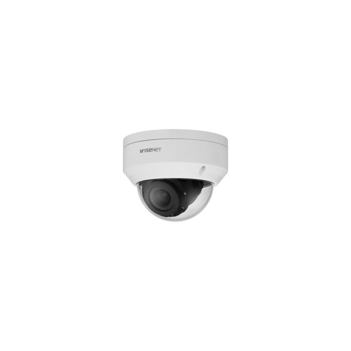 Cámara de red Hanwha Techwin ANV-L6082R 2Megapíxel Exterior Full HD - Color - Cúpula - Blanco - 30m Infrarrojos Visión Nocturna - H.264, H.265, MJPEG - 1920 x 1080 - 3.30mm- 10.30mm Fijo Lentes - 3.1x Óptico - 30fps - CMOS - Montaje en esquina, Montaje empotrado, Montaje colgante, En el techo, Montaje empotrado, Soporte de Pared, Montaje colgante, Montura para parapeto, Montable en poste - IK10 - IP66 - Resistente al Vandalismo, Resistente al agua, Resistente al polvo, Resistente a i
