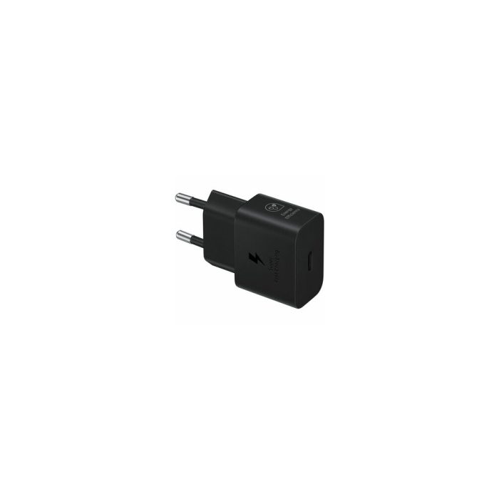 Samsung 25W Adaptador CA - Adaptador universal - Para Workstation, Smartphone, Dispositivo USB tipo C - 120 V AC, 230 V AC Entrada - 5 V DC, 9 V DC Salida - 3A - Negro