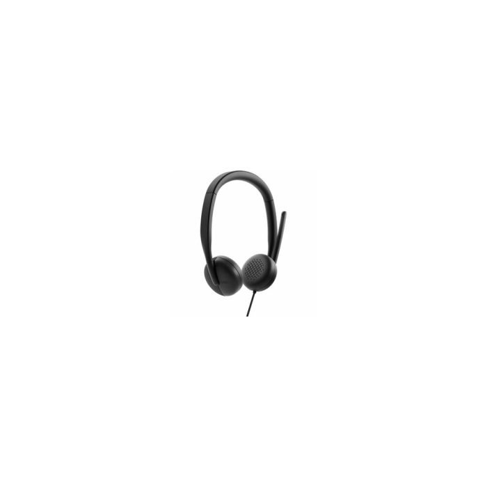 Auriculares Dell WH3024 Cableado Sobre la oreja Estéreo - Certificación Microsoft Teams - Binaural - Supra-aural - 20Hz a 20kHz - 200cm Cable - Uni Direccional, Función de cancelación de ruido ambiente Micrófono - Cancelación de ruido - USB Tipo C