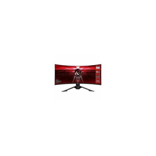 Monitor gaming LCD Phantom Gaming PG34WQ15R 34" Class UW-QHD Pantalla curva - 21:9 - 86.4cm (34") Viewable - Vertical Alignment (VA) - 3440 x 1440 - 16,7 Millones de colores - FreeSync Premium - 550cd/m² - 1ms - 165Hz Refresh Rate - Altavoces - HDMI - DisplayPort