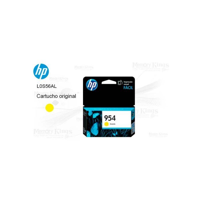 Cartucho de Tinta HP 954 Amarillo Original, 700 Páginas de Alta Calidad para Impresión Perfecta
