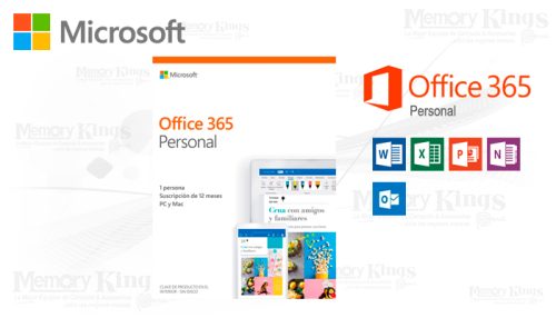 MICROSOFT OFFICE 365 Personal 1 Usuario Digital