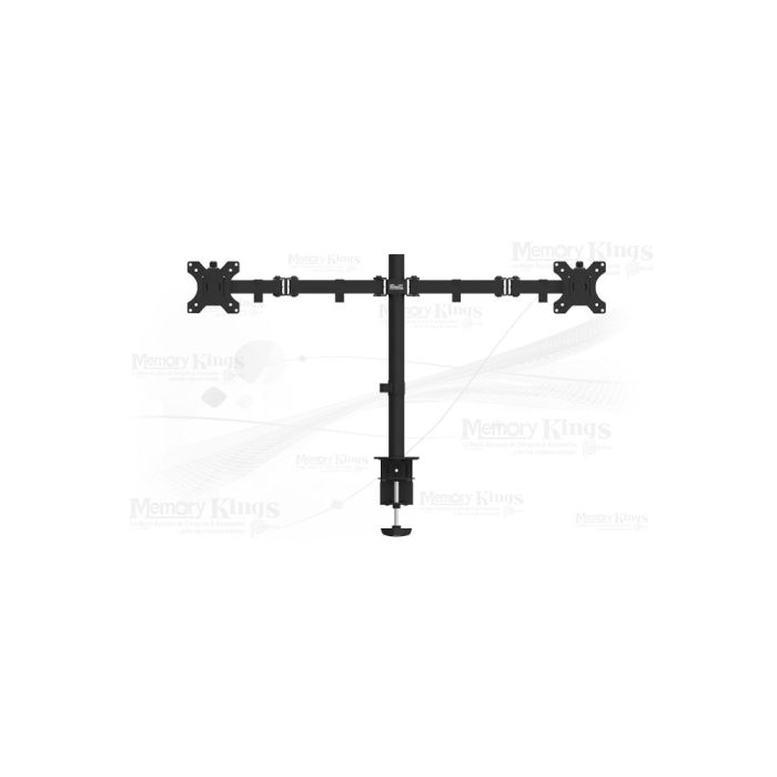 Soporte para monitor Klip Xtreme KPM-310, doble brazo, 13-32” para escritorio, ajustable y negro