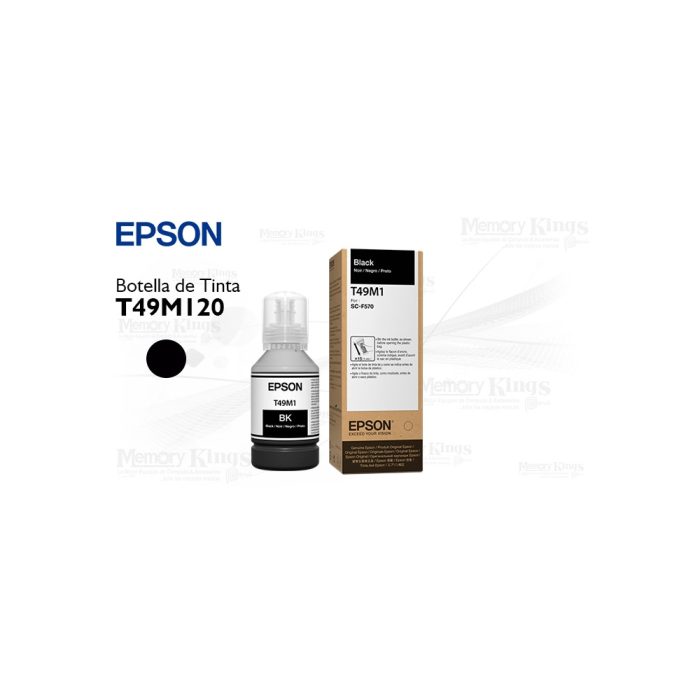 Botella de TINTA EPSON T49M1 Black 140ml