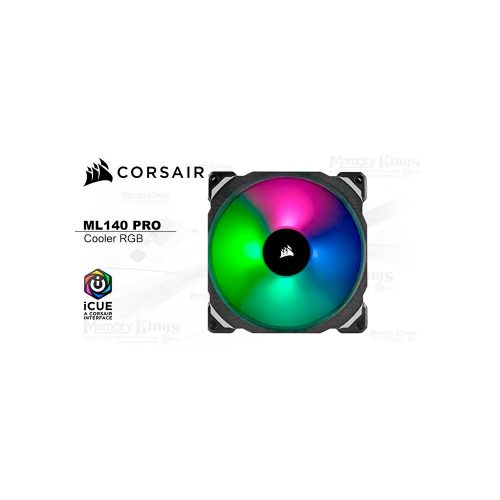 COOLER CASE 140MM CORSAIR ML140 RGB PRO BLACK