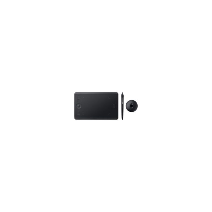 Wacom Intuos Pro PTH460K0A Tableta gráfica - 5080 lpi - Pantalla Táctil - Pantalla Multi-táctil - Con cable/Inalámbrico - Negro - Bluetooth - 160mm x 100mm Active Area - 8192 Nivel de presión - Lápiz - PC, Mac