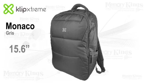MOCHILA 15.6 KLIP XTREME Monaco KNB-426GR GREY